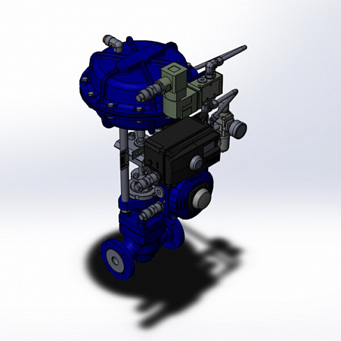 Седельный регулирующий клапан серия КПЛВ-СС