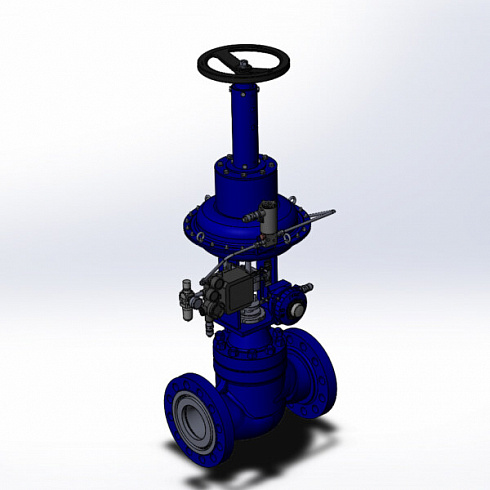 Седельный регулирующий клапан серия КПЛВ-С