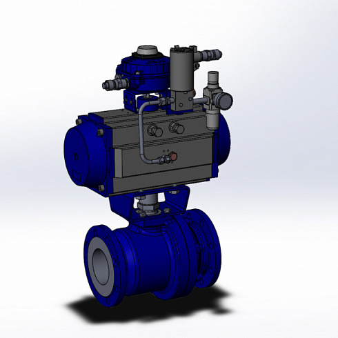 Кран шаровый серия КПЛВ-КШС 