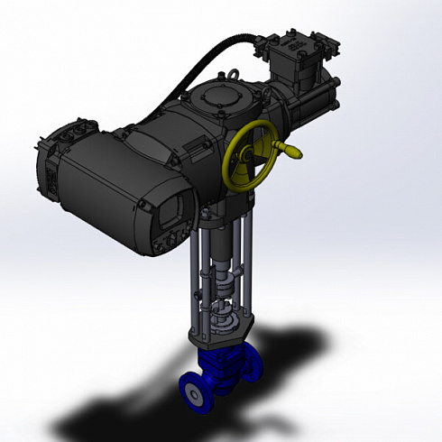 Седельный регулирующий клапан серия КПЛВ-СС