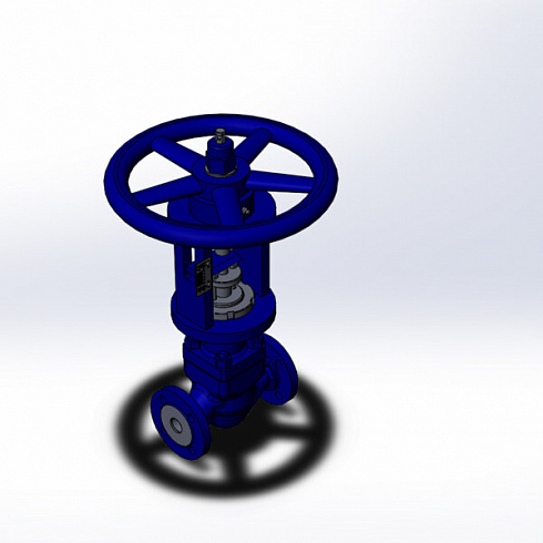 Седельный регулирующий клапан серия КПЛВ-СС