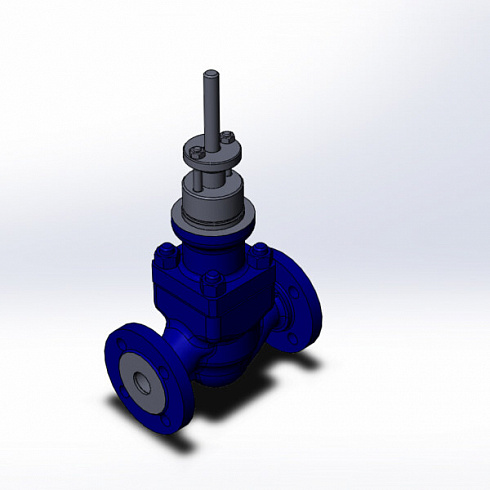 Седельный регулирующий клапан серия КПЛВ-СС