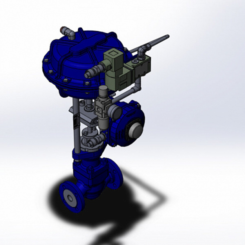 Седельный регулирующий клапан серия КПЛВ-СС
