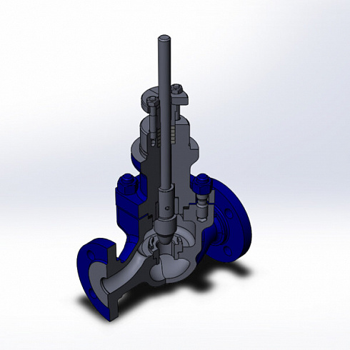 Седельный регулирующий клапан серия КПЛВ-СС