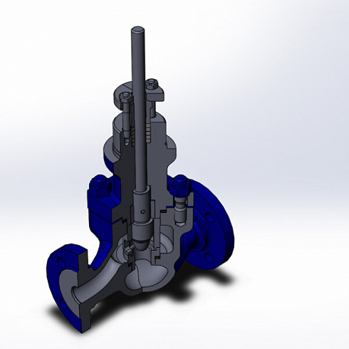 Седельный регулирующий клапан серия КПЛВ-СС